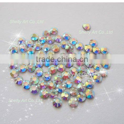 Flat back glass rhinestone crystal clear ss05 for nail