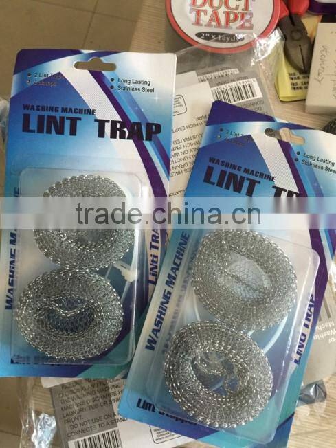 Washing machine trap,2pcs lint traps with tie,mash lint trap