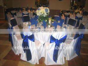 Polyester wedding chair cover banquet chair cover fashion wedding banquet chair cover satin chair cover