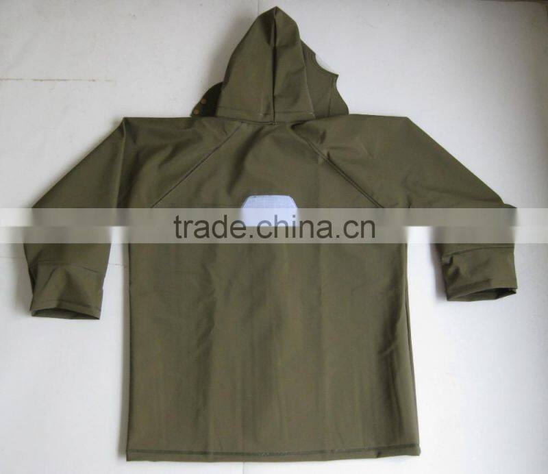 2016 Custom Industrial PVC Rubber Rain Coat