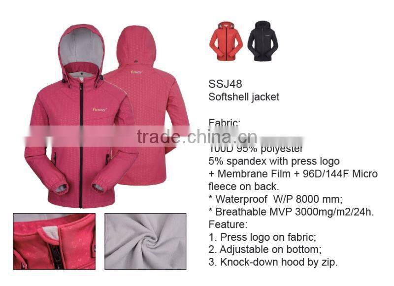 softshell man outdoor fleece jacket fashion newest ski jacket