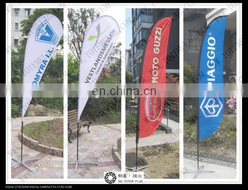 Beach Flags With Telescopic Pole For Flag