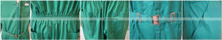 Security Workplace Safety Uniform No Brand Breathable Wholesale Soft Cheap Green New Many Pockets Any Market Fitted Coverall