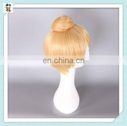 New Anime Tinker Bell Blonde Golden Hair Cosplay Wigs HPC-0008