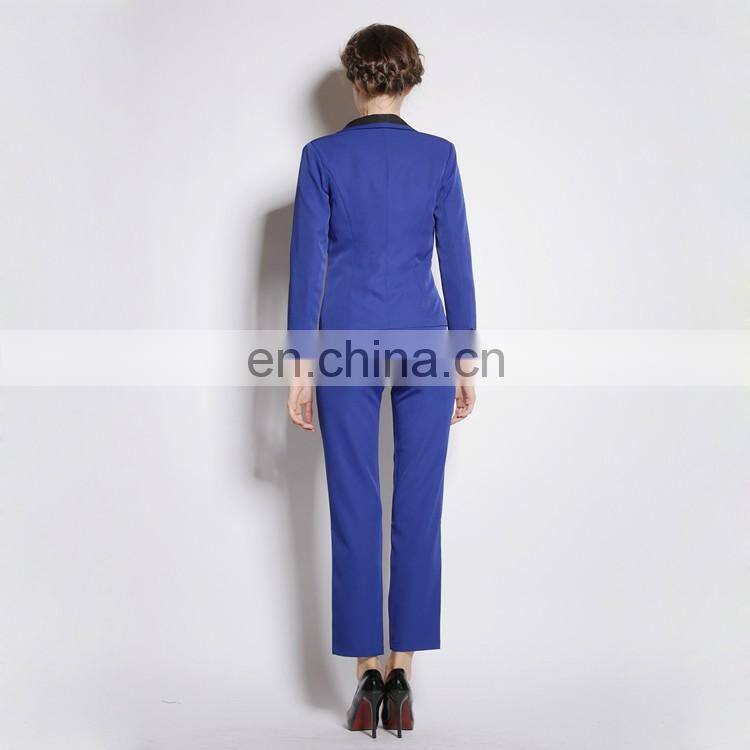 Formal office uniforms V neck designs for ladies suits and blazer