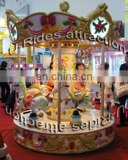 3-horsed carousel for kids