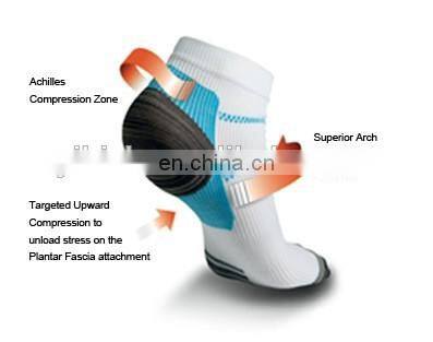 Foot Compression Socks For Plantar Fasciitis Heel Spurs Pain Sport Running Sock #YLW-07