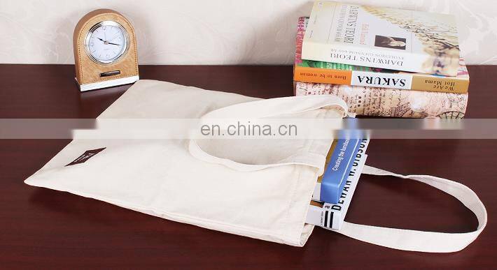 Wholesale eco natural cotton canvas tote bag shopping