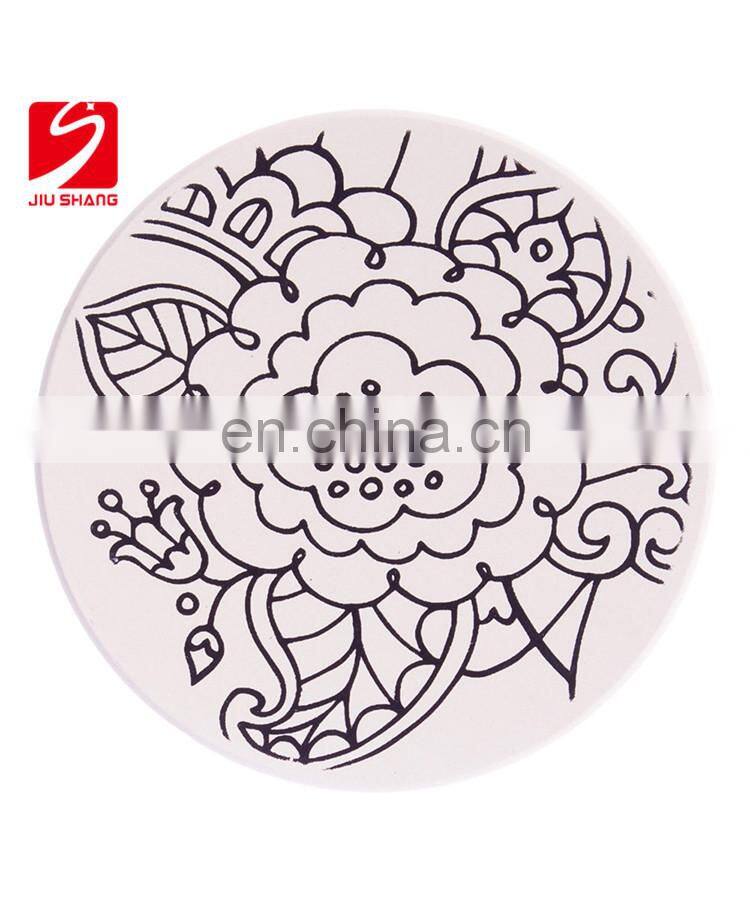 New Style Ceramic Circle Cup Wedding Coasters For Drink