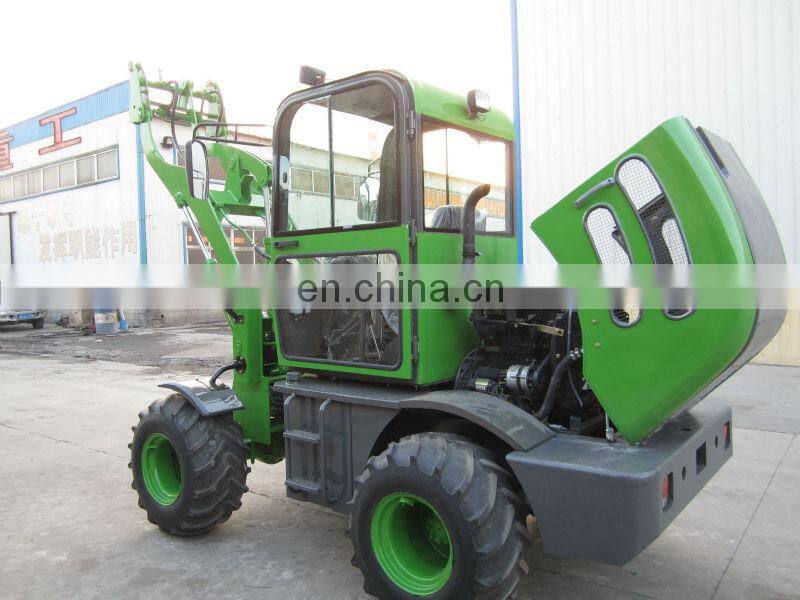 Latest 4WD mini garden loader ZL06Fwith quick coupler