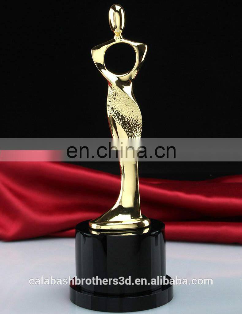 Small MOQ Custom Gold Silver Cups 3D Printing Award Trophy Cup
