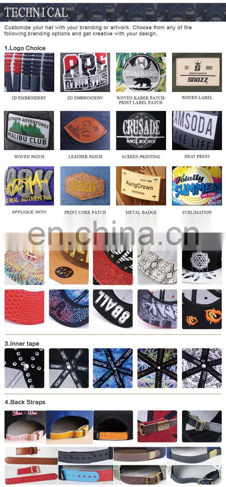 Custom New Style 6 Panel Unstructured Flat Embroidery Dad Hat