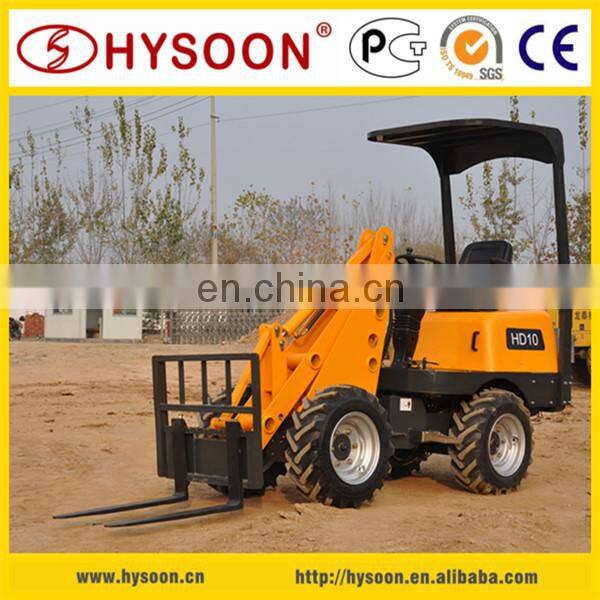 HYSOON mini forklift front end loader HD10L