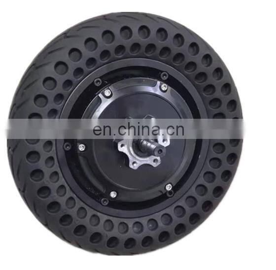 10 Inch Brushless DC 500W 800w 1000W Inflatable Tire Electric Scooter Motor wheel