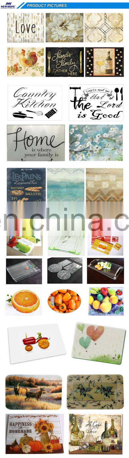 Textured Sublimation Glass Cutting Board - 11.25" x 15.5"