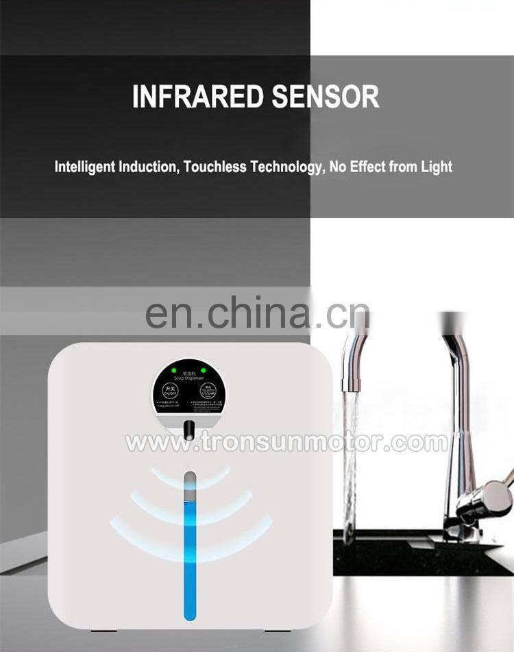 Large capacity automatic hand sanitizer dispenser / stand or wall mount inductive touchless soap dispenser