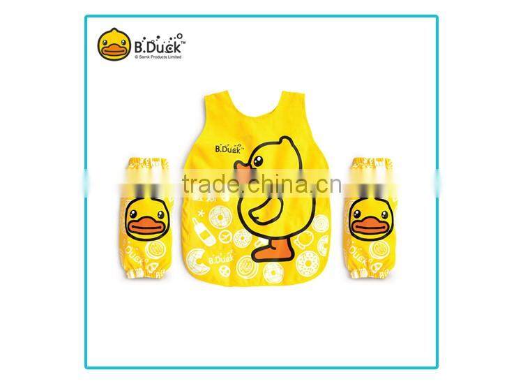 Popular B.Duck design nylon and canvas aprons and muff sets for kids