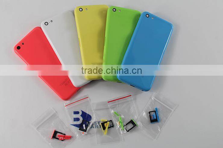 Hot selling cover for iphone 5c back cover gold