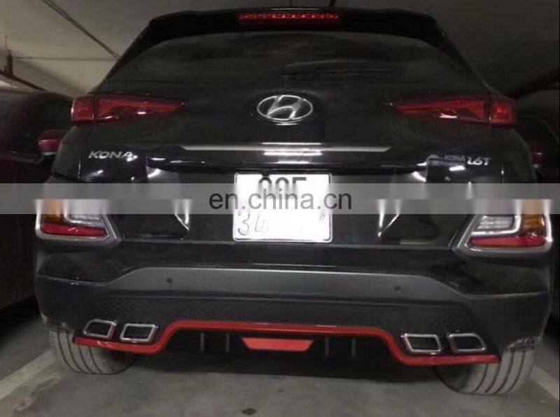 auto parts rear bumper lip diffuser for hyundai kona new model