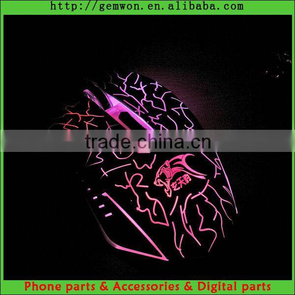 for PC Laptop Optical Wired 6d Changeable dpi Gaming handshoe mouse colorful Laser Design