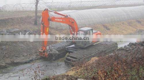 dredging excavator with Hitachi excavator