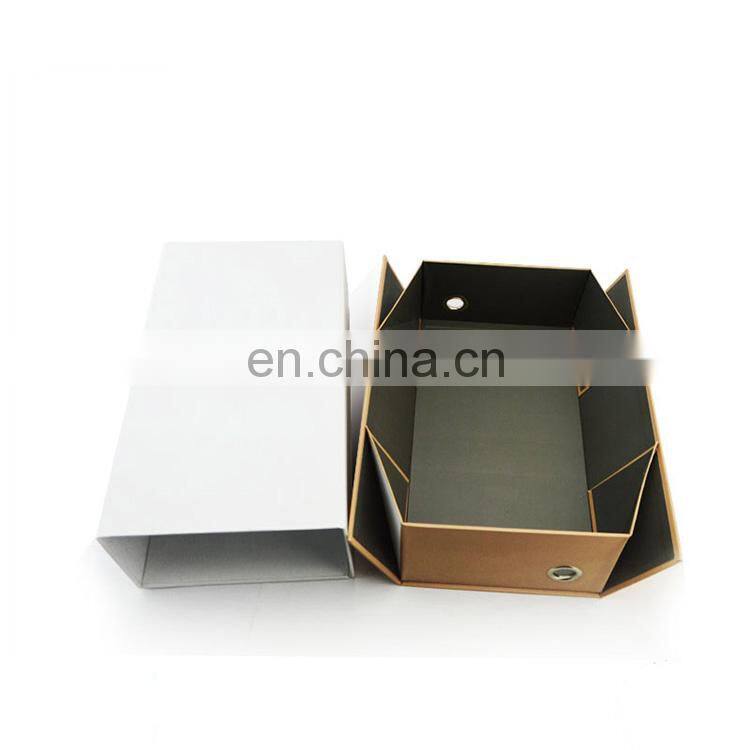 High-end Custom Design Logo Foldable Cardboard Drawer Box for Shoes Packaging Premium Packaging Recycled