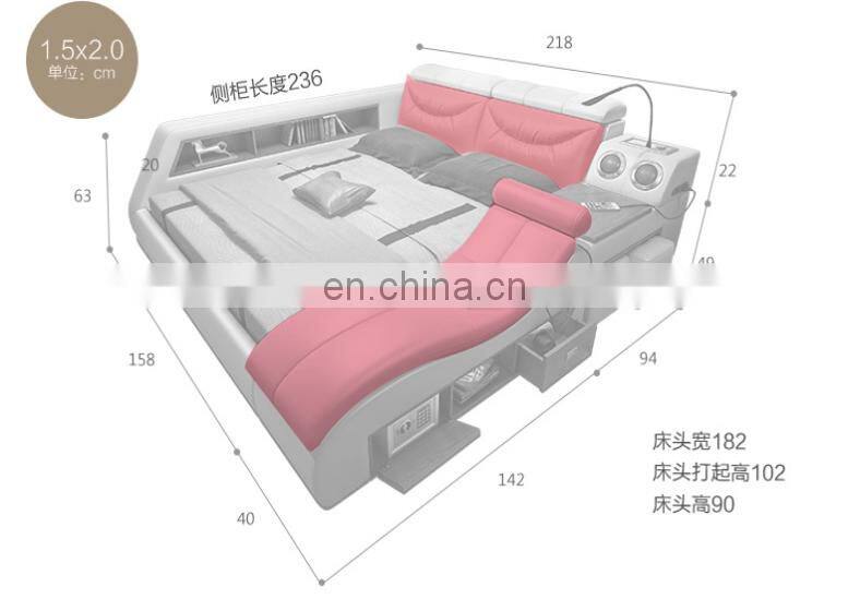 Foshan Furniture New Bed Room Furniture Bed