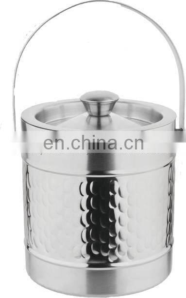 silver ice bucket