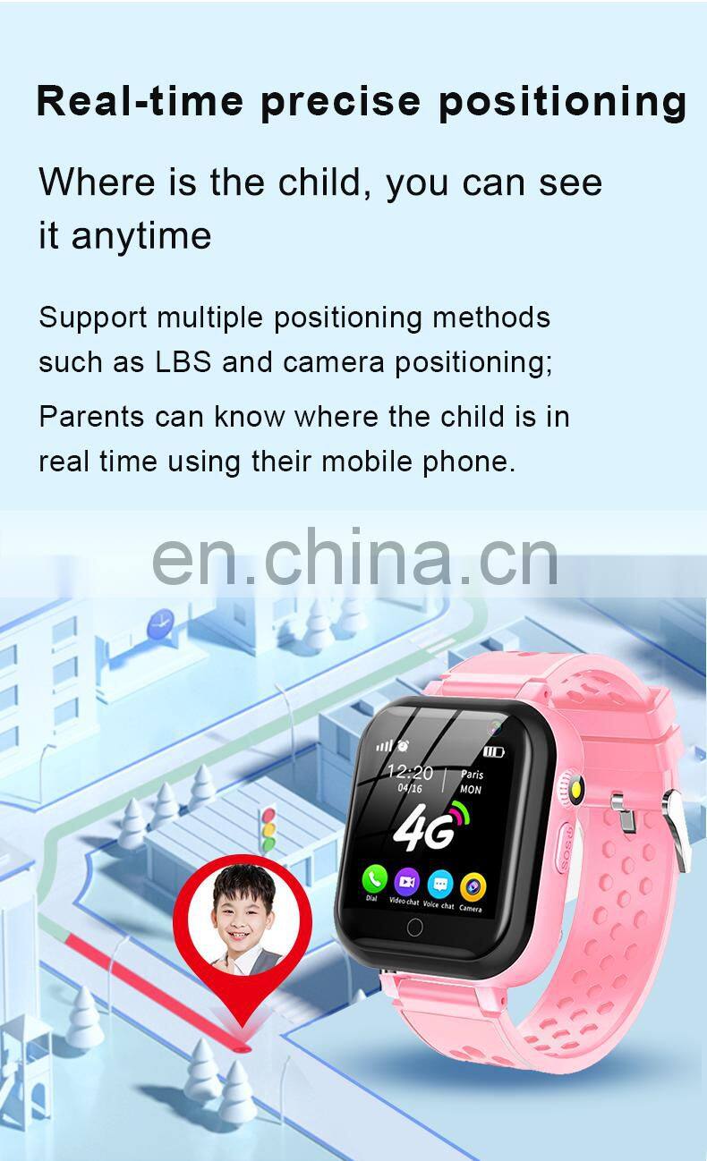 Outdoors gps tracking device smartwatch long life battery sim sos touch camera child mobile watch phone