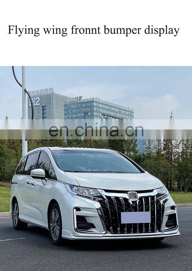 Runde High Quality Front Bumper Grille Body Kit For Honda Odyssey 15-20 Upgrade To Spider Man/Saint Fighter/Flying Wing