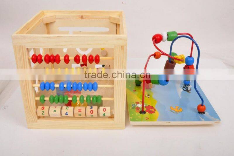 chinese kids games Intelligent Playing Cube Wooden educational toys for kids wholesale