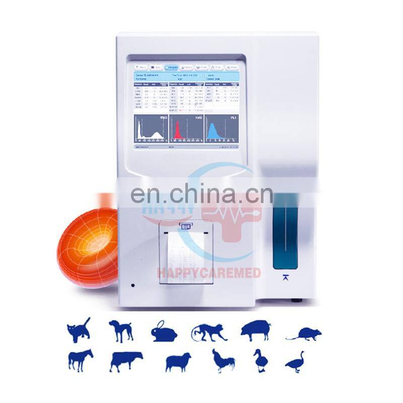 HC-B004 Hot Selling Auto 3-part 23 parameters Veterinary Hematology Analyzer with cheap price/Vet hematology analyzer