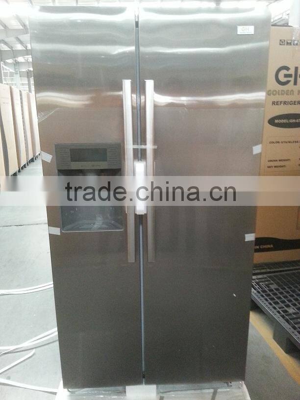 side by side refrigerator with ice maker&water dispenser