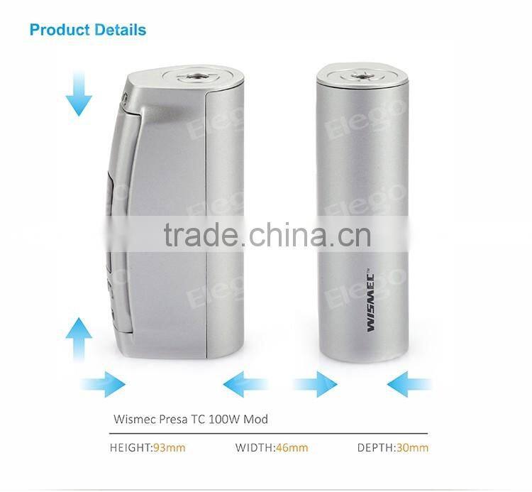 New Hot Wismec Presa TC 100W with TC system large in stock