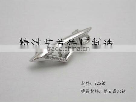 18K Gold Plating 925 Sterling Silver Brooch