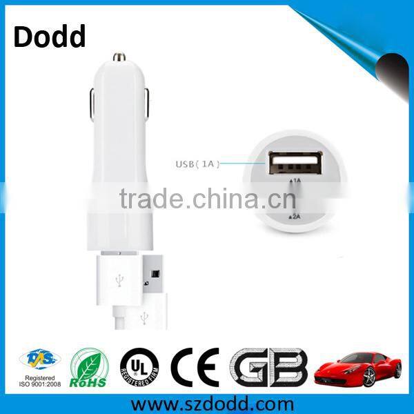 double usb car charger with led lighting logo original factory