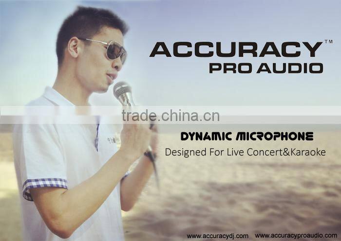 Professional Plastic Body Best Wireless Microphone For Karaoke UHF-13