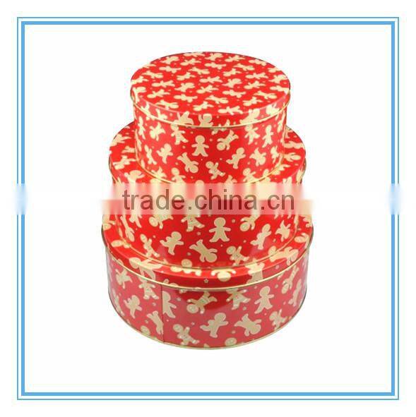 Custom wholesale round cookie jar, metal cookie jars,Cookies tin