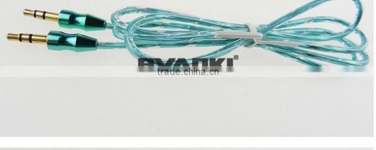 new products 2016 3.5mm audio cable for car audio aux 3.5mm usb cable, 3.5mm stereo male to male audio aux cable free samples