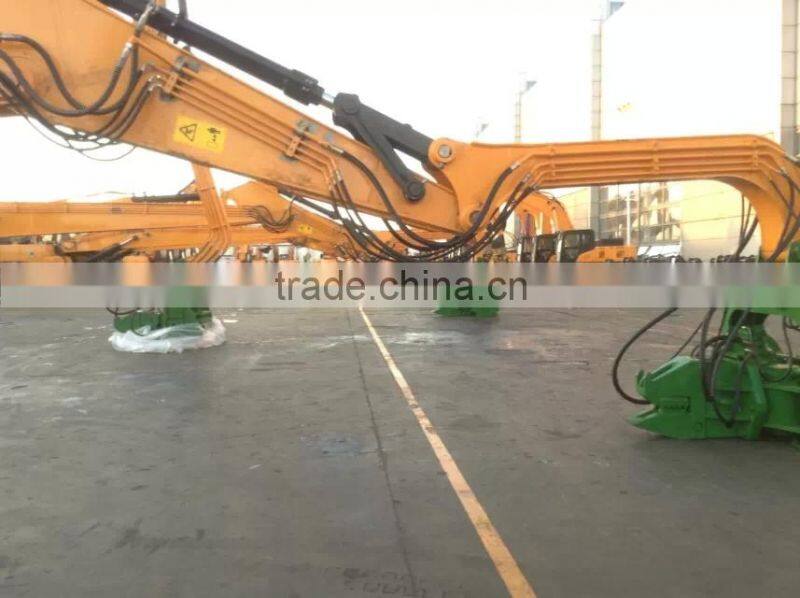 excavator piling machine