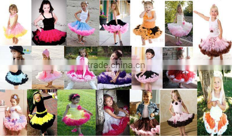 big flower girl TUTU petti skirt, 2013 NEWEST ARRIVAL