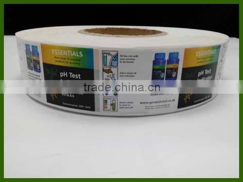 Guangzhou Manufacturer health care product bottle sticker label