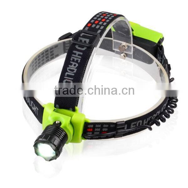 High power led car headlight battery powered led headlight rechargeable bicycle headlight head flashlight