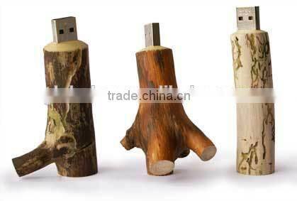 Branches Style Wooden USB Memory Drive, Promotion usb disk