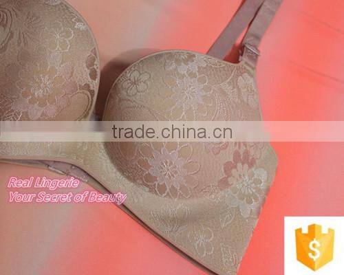 Laser Cut Bra, Floral Lace Bra, One-Piece Bra