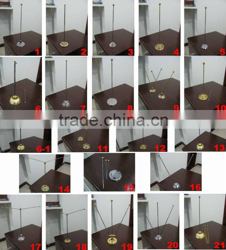 Alumium pole/wooden flag pole and stand table flag