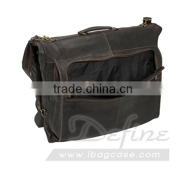 Suit Garment Bag foldable Suit Packaging Bags For Dress with pockets