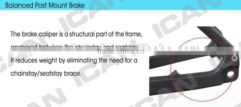 26ER carbon bike Toray T700 full carbon fat bike ICAN Bikes SN03- 11.7KG