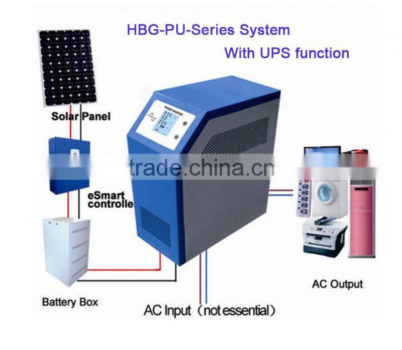 one phase off grid factory supply 4kw pure sine wave inverter charger