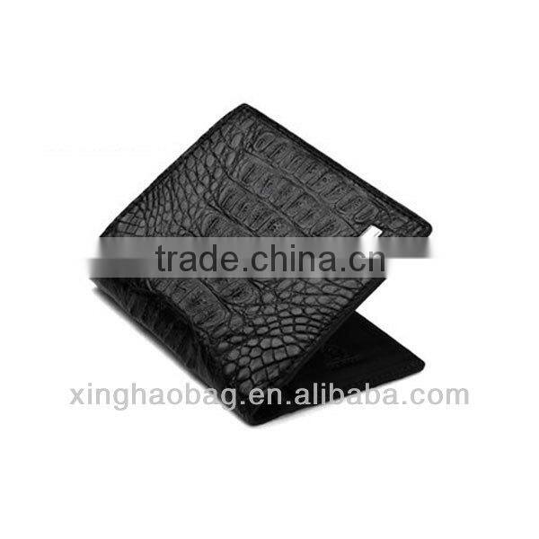 Fashion crocodile wallet best sell genuine crocodile leather wallets